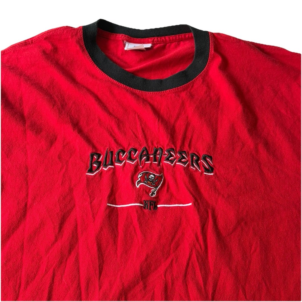 Vintage Men's NFL Tampa Bay Buccaneers NFL Team Logo Graphic T-Shirt Size 2XL